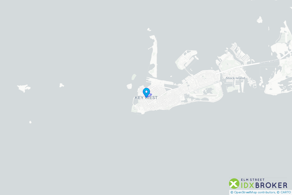 Map of Key West, Florida